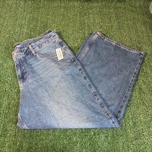 Old Navy Light Blue Wide-Leg Women's Jeans